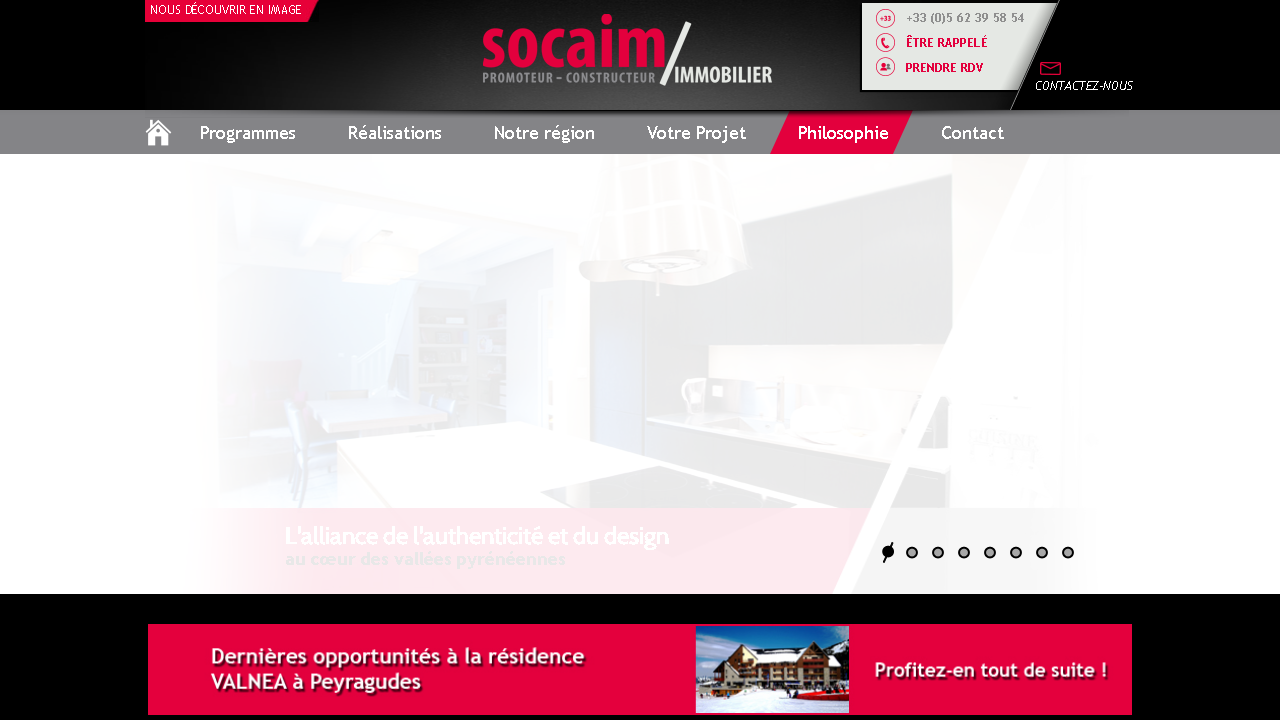 Capture d'écran de http://www.socaim.com/ 